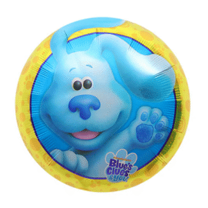Globo aluminio Redondo Pistas de blue