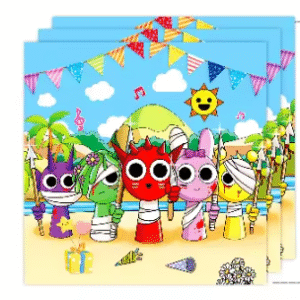 Pack 20 servilletas Sprunki