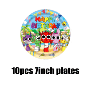 Platos Decorativos 10 Unidades Sprunki