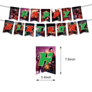 Banderín  Decorativo para Cumpleaños Dr strange superheroe