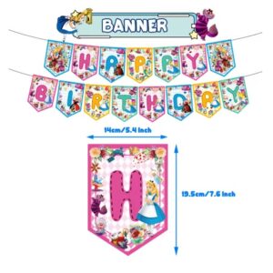 Banderín  Decorativo para Cumpleaños Alicia
