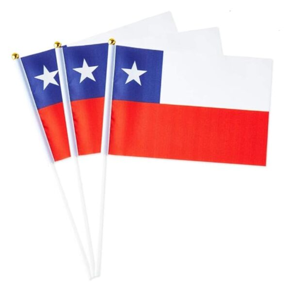 Bandera de Chile decorativa fiestas patrias - Imagen 3