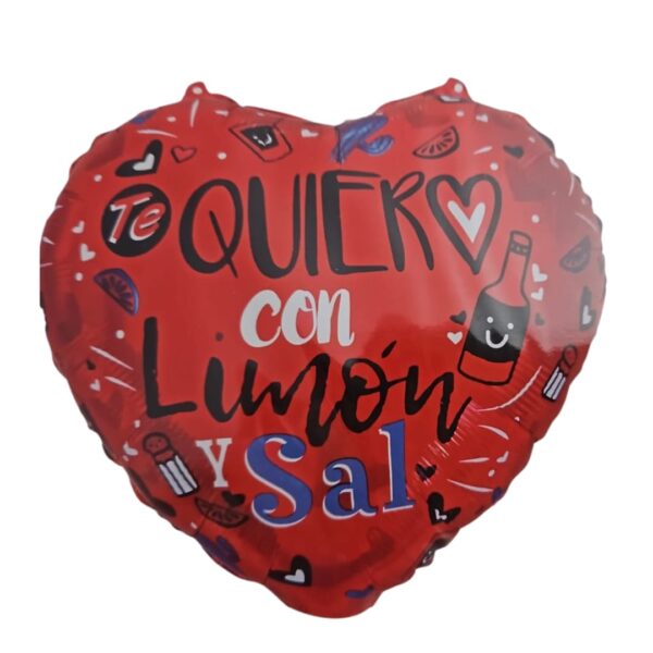 Globo Foil Corazón Modelo 3 (45cm)