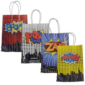 Bolsas de Papel kraft  12 unidades Super Heroes