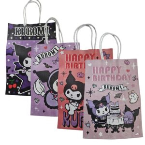 Bolsas de Papel kraft  12 unidades Kuromi