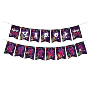 Banderín  Decorativo para Cumpleaños Funky