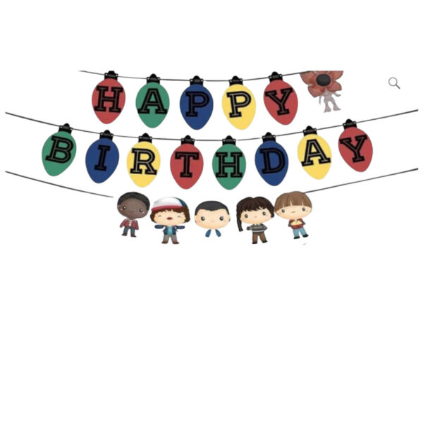 Banderin/Guirnalda para Decoracion Stranger Things mod 2