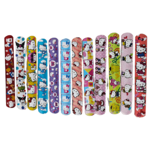 Pack 12 Pulseras Slap  Hello  Kitty