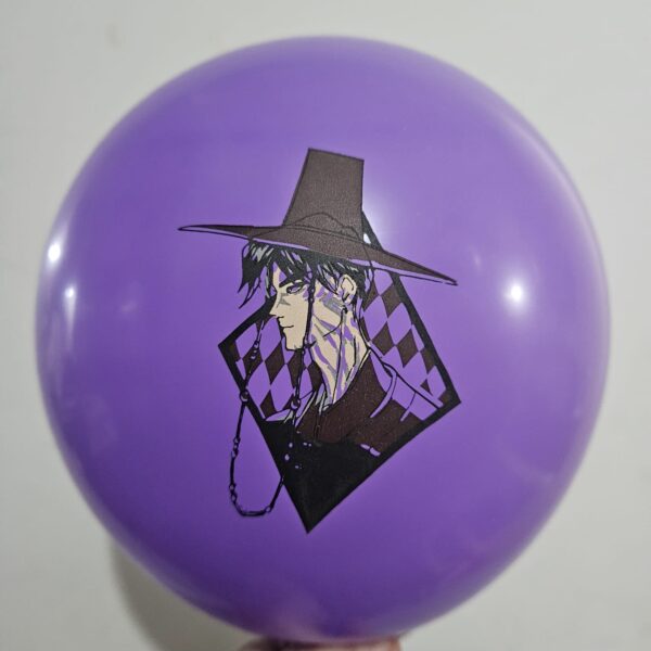 Set 12 globos látex Guerras Kpop (huntrix) - Imagen 5
