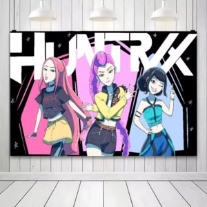Fondo telón decorativo Guerreras Kpop (Huntrix)