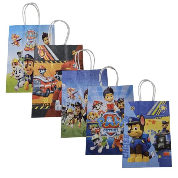 Pack 12 Bolsas Papel Kraft Paw patrol