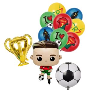 Set Globos decorativos Cr7 futbol