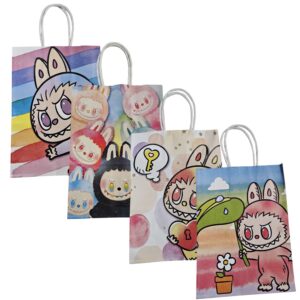 Pack 12 Bolsas Papel Kraft Labubu