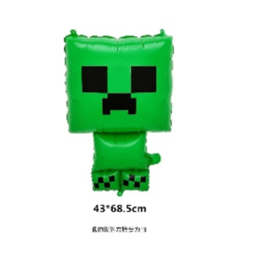 Globo aluminio Creeper Minecraft