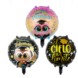 Pack 3 Globos foil Graduación