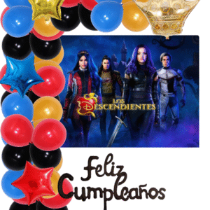 Kit de Globos Con Telón Descendientes
