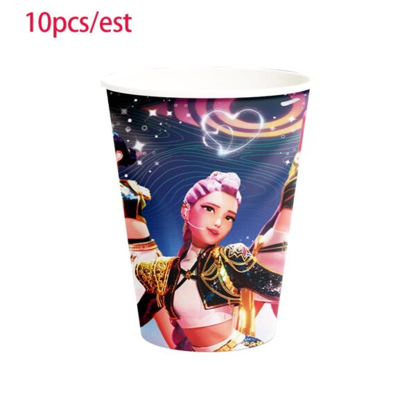 Cotillon Decorativo Guerreras Kpop (Huntrix) - Imagen 3