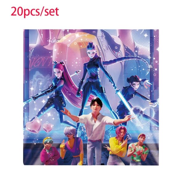 Cotillon Decorativo Guerreras Kpop (Huntrix) - Imagen 5