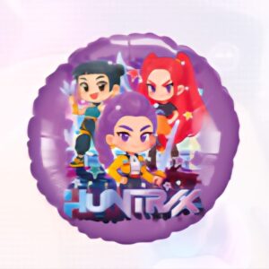 Globo foil Guerreras Kpop (huntrix)