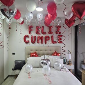 Set Globos Sorpresa de Cumpleaños (Rojo)