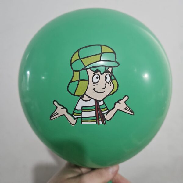 Pack 12 Globos Látex El chavo del 8 - Imagen 2