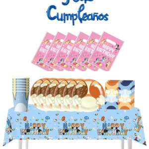 Cotillon  Decorativo Bluey y Bingo