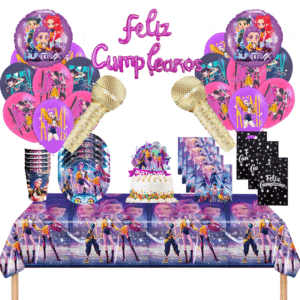 Cotillon Globos Decorativo Guerreras Kpop (Huntrix)