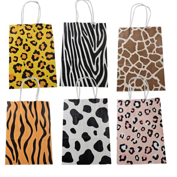 Pack 12 Bolsas Papel Kraft  Safari 2 - Imagen 2