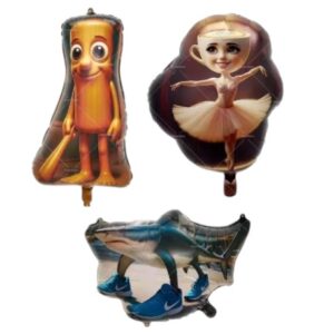 Pack 3 Globos Brainrot italiano (tralalero)