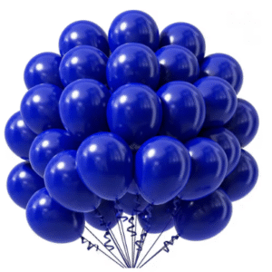 Set de 25 globos Látex Azul Rey 12"