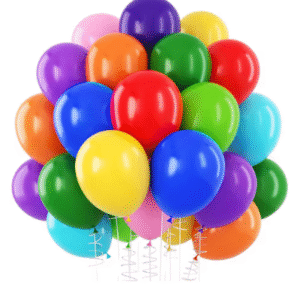 Set de 25 globos Látex Colores surtidos 12"