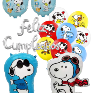 Set de Globos Decorativo Snoopy 2