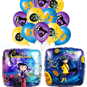 Set de globos coraline halloween