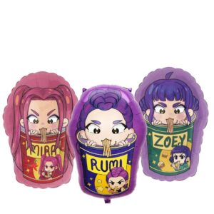 Pack 3 Globos Guerreras Kpop (huntrix)