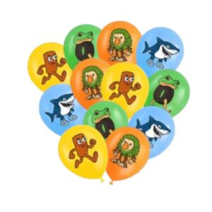Pack 12 Globos Brainrot italiano (tralalero)