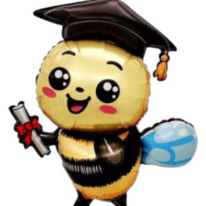 Globo figura Abejita Graduación