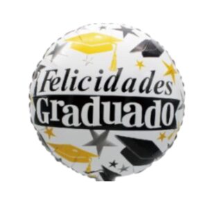 Globo foil Graduación Blanco
