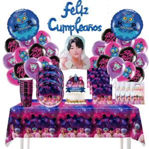 Cotillon Globos Decorativo Saja Boys (Huntrix)