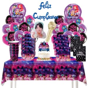 Cotillon Globos Decorativo Saja Boys (Huntrix)