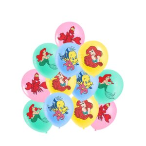 Pack 12 Globos Látex La Sirenita 2