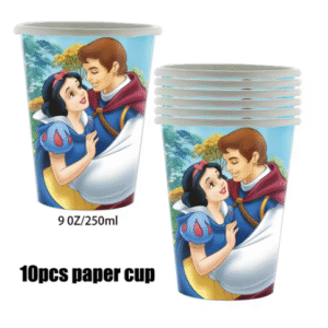Pack 10 vasos Princesa Blanca Nieves