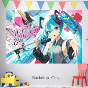 Fondo Telon Decorativo Hatsune Miku