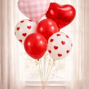 Set de 8 Globos Corazón San valentin 2