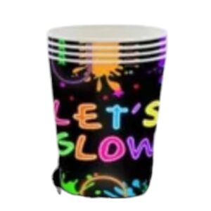 Pack 10 vasos FlĂşor NeĂłn