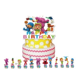 Topper  para torta y cupcakes pocoyo