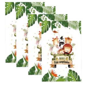 Pack 10 Bolsas Dulceras Animales Safari 2