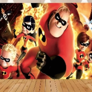 Telón decorativo Los Increíbles