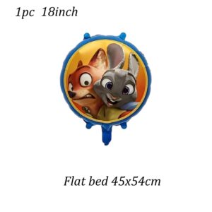Globo Foil Decorativo Zootopia 2