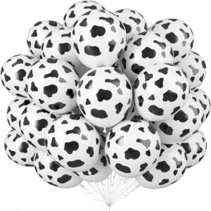 Pack 12 Globos Látex estampado Vaquita