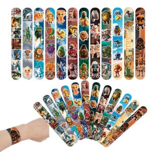 Pack 12 Pulseras slap Brainrot italiano (tralalero)